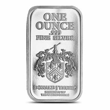 1 oz President Trump Coat of Arms Silver Bar (New) 91.00 per troy oz
