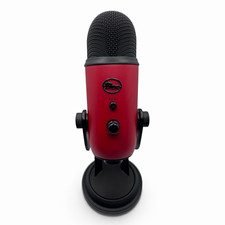 Blue Yeti USB Freestanding Desktop Microphone w/ Mute Button Red/Black