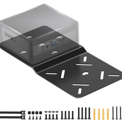 Mini PC Wandhalterung VESA kompatibel mit Intel NUC 85/94mm Kabelmanagement S...