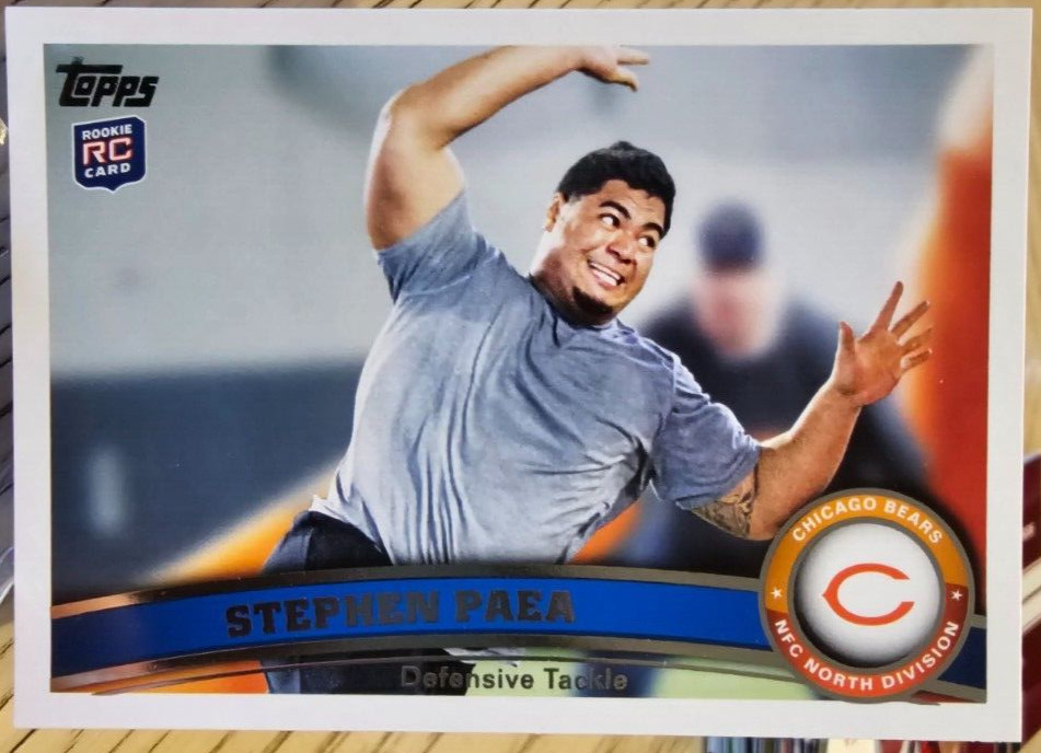2011 Topps Stephen Paea RC #437 Chicago Bears