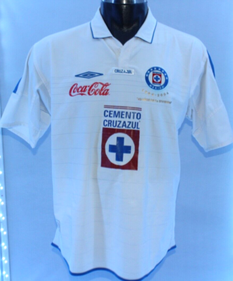 Cruz Azul jersey umbro 2003-2004 authentic 2XLarge 40 años del