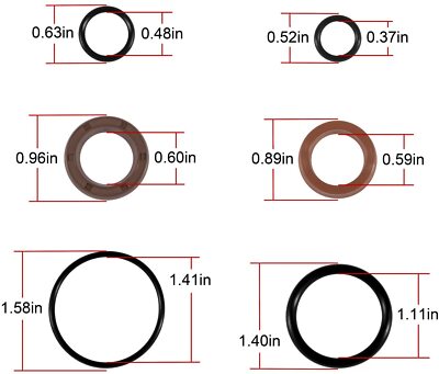Power Steering Actuator Repair Seal Kit For Volvo Penta SX-M, SX-A