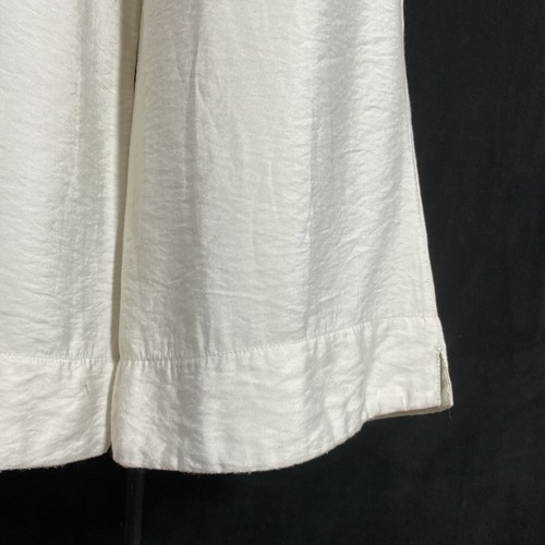 Pantalones John Mark 12 Pantalones Pierna Ancha Beige Bolsillo Viscosa Cintura Elástica Lavable L - Imagen 6 de 9