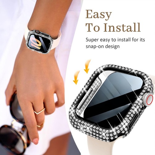 Bling PC Bumper Case Cover do Apple Watch Series 10 9 8 7 6 5 40/41/45/49/46MM - Zdjęcie 5 z 20