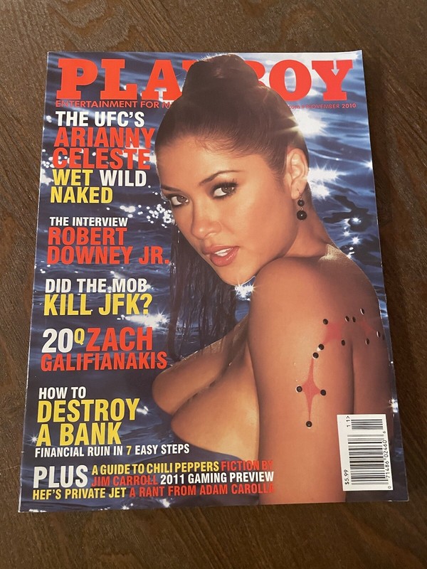 Playboy Magazine November 2010 Arianny Celeste Cover & Shera Bechard Centerfold