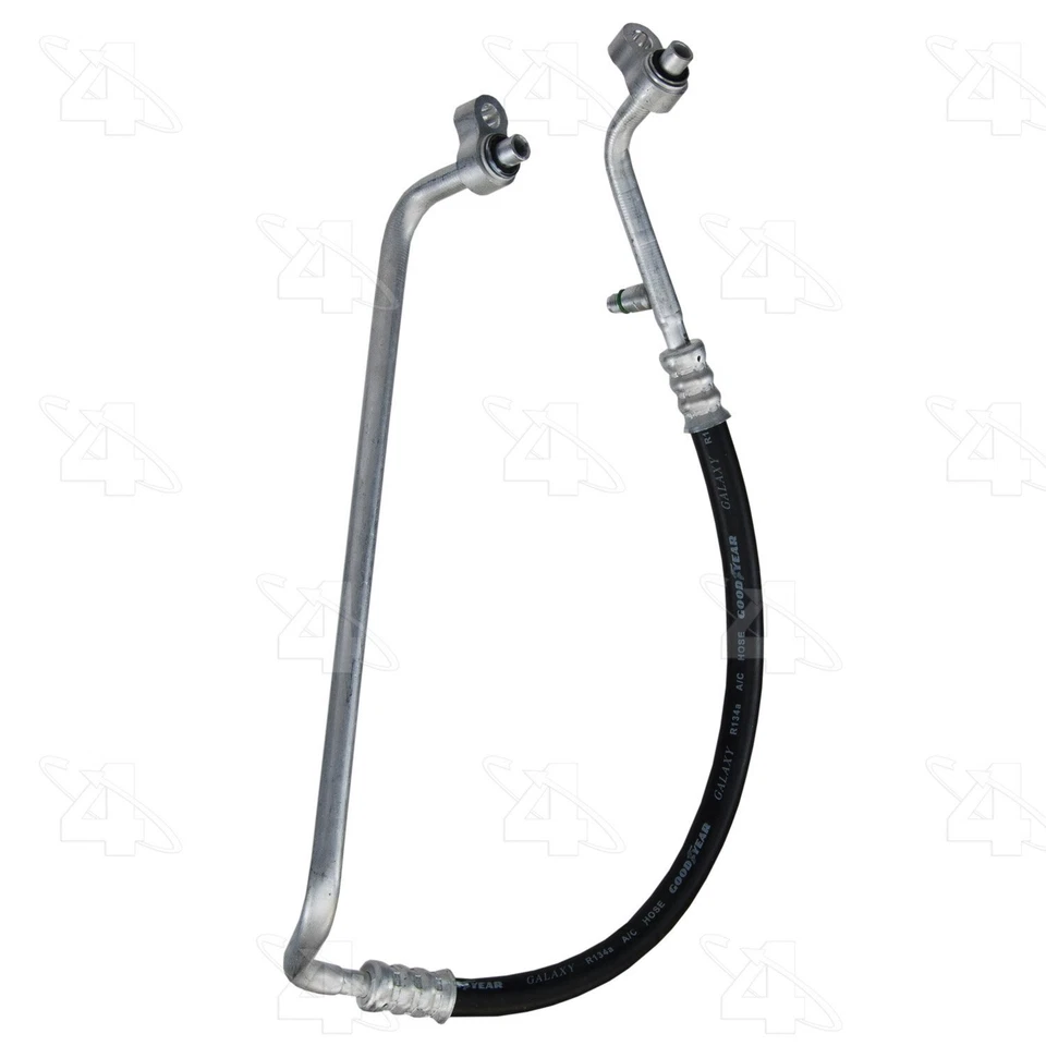 Manguera de descarga de refrigerante de aire acondicionado 4 estaciones para GMC Sierra 2500 2003-2004 Foto 3 de 4