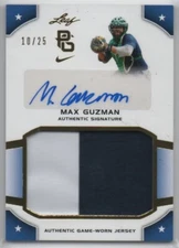 2015 Leaf Perfect Game Showcase Gold Max Guzman Patch Auto /25