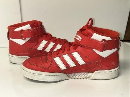 Adidas Forum Mid 'Rosso' GY5792 taglia 11,5 - Foto 6 di 13