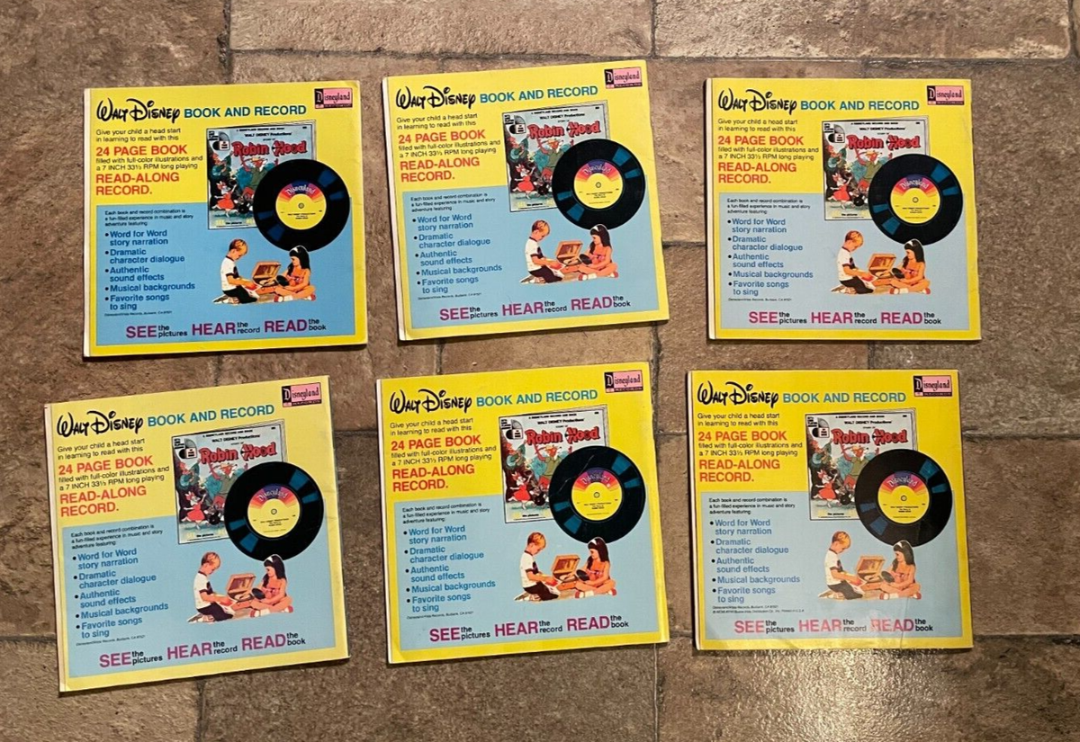Walt Disney's Read-Along Books ONLY 323 302 365 369 310 308