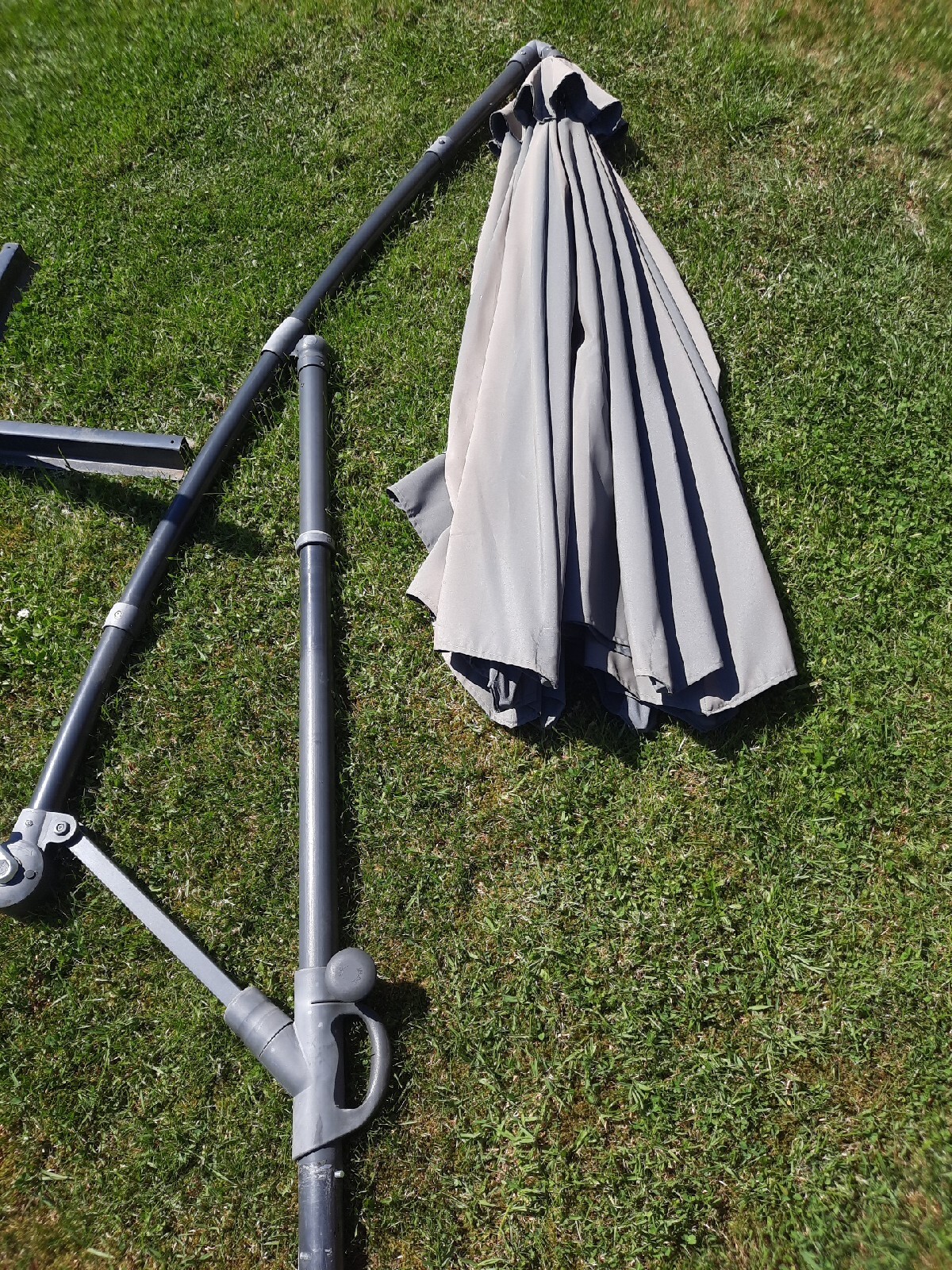 sonnenschirm 3m mit kurbel eBay