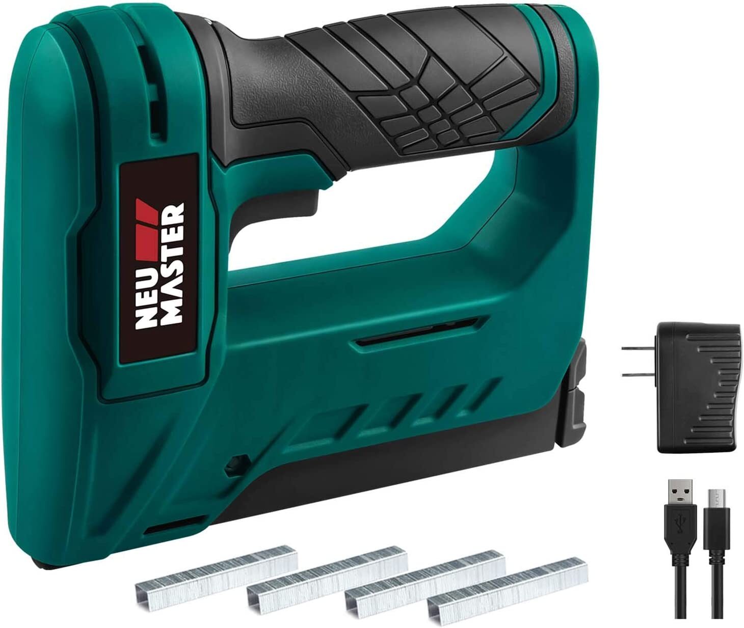 Staple Gun Cordless Li-ion Rechargeable Battery Staple Guns kit and USB Charger