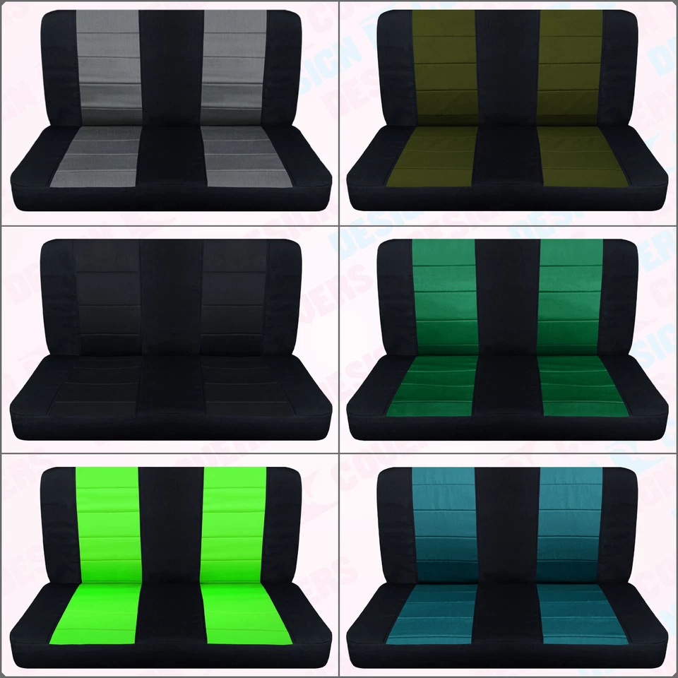 FUNDAS DE ASIENTO DE BANCO DE DOS TONOS de algodón para Studebaker Dictator 1929-1937 Foto 3 de 4