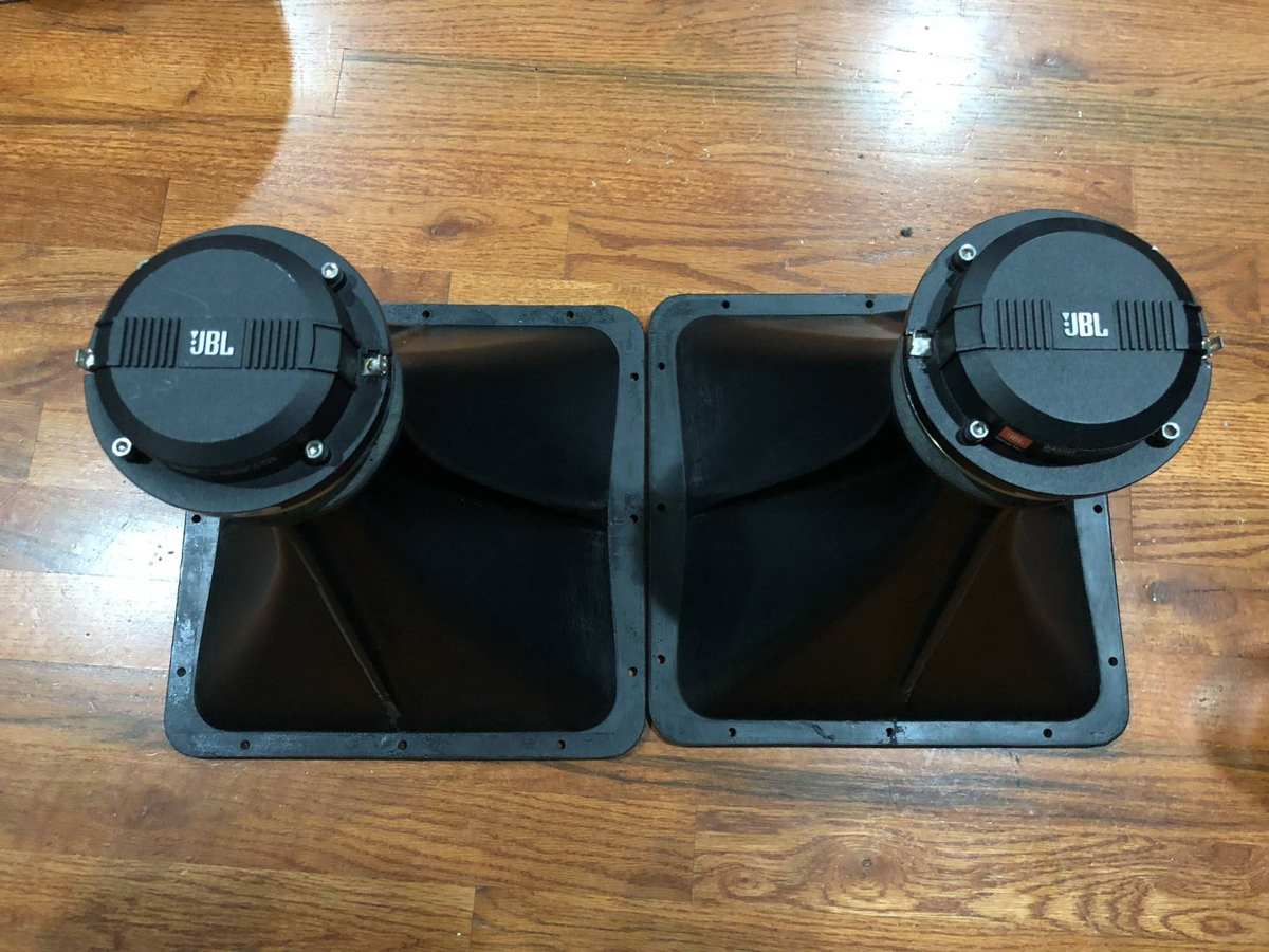 2x Original, Genuine JBL 2432H High Frequency Driver & 60x40 Horn