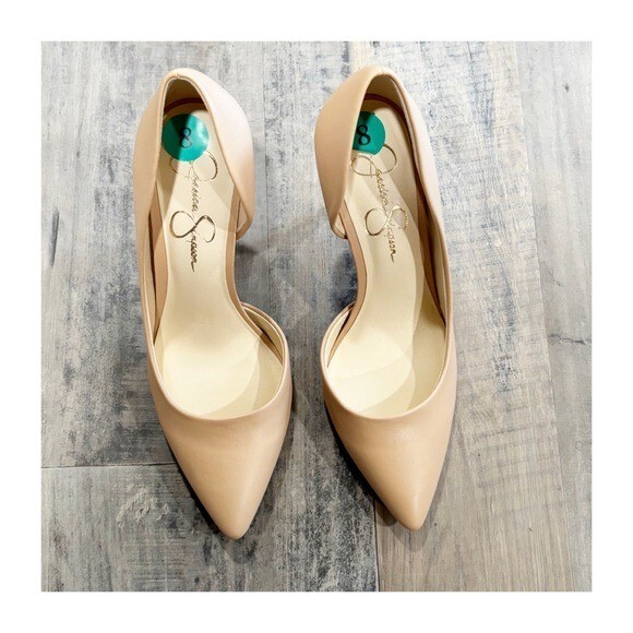 Jessica Simpson Elegant Nude Pumps - Size 8 | eBay