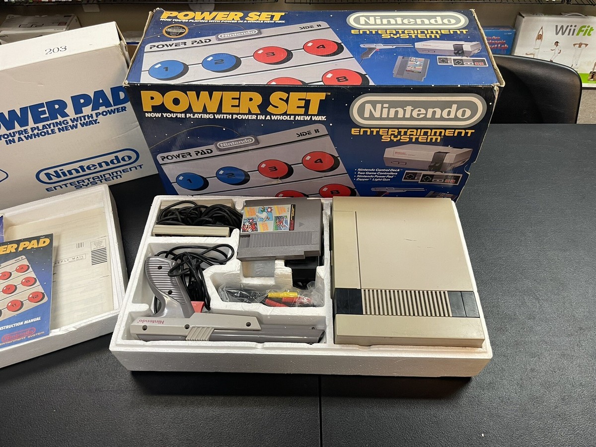 Nintendo NES Power Set Complete Excellent Original Box Games