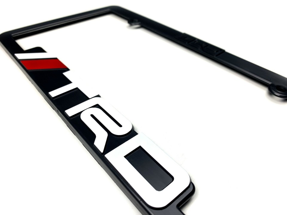 Macrame Kit TRD Toyota Racing License Plate Frames - 3D Raised Letter Design (Pair) | Made In USA Plastic Frames TRD Toyota Racing 3D License Plate Frames Pair - Foto 8