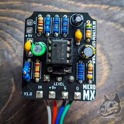 Micro MX - MXR MicroAmp Clone - Gitarrenpedal DIY - Fünf Katzen Pedale