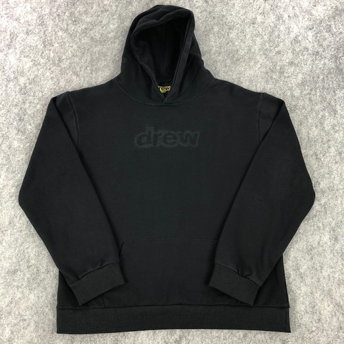 Drew House Hoodie Youth XL Black Pullover Sweatshirt Justin Bieber Embroidered - Picture 2 of 11