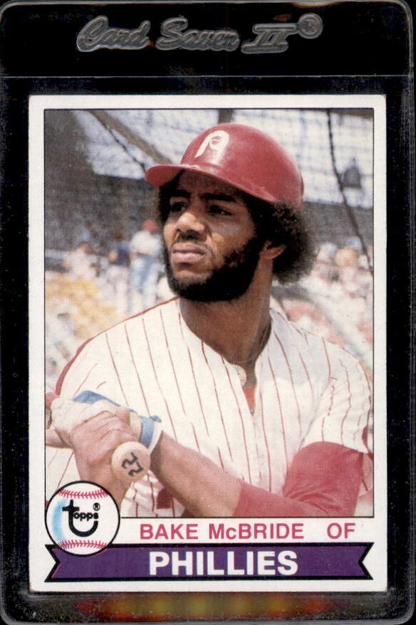 1979 Topps #630 Bake McBride Philadelphia Phillies - Nice Card