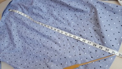 Chemise Homme Jared Lang Gris à Motif Carré - 100% Coton, Taille XL, Manches Longues, Neuve Avec étiquette