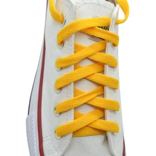 Flat 27,36,45,54,63" Athletic "Yellow" Sneaker Strings Shoelace 1,2,4,6,12 Pairs