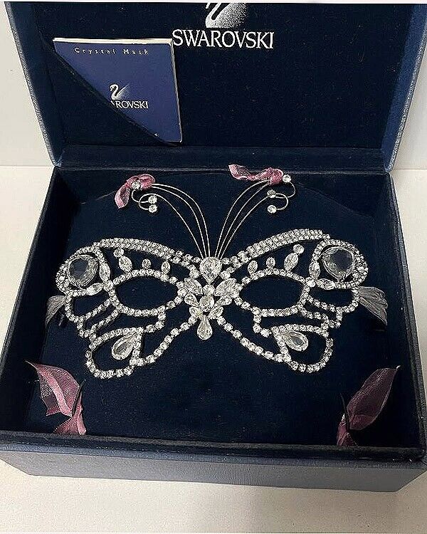 Swarovski Crystal Butterfly Mask: Limited Edition No. 2,004/2,500
