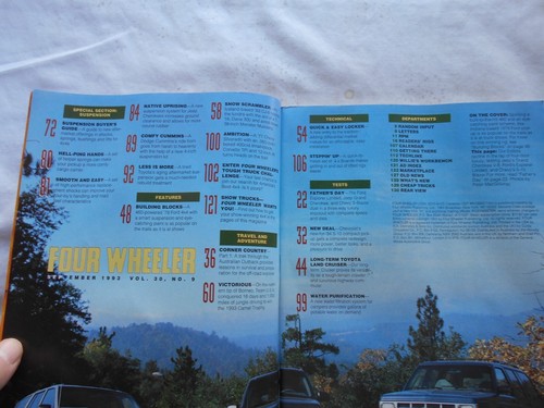 FOUR WHEELER Magazine-SEPTEMBER, 1993 - Imagen 2 de 2