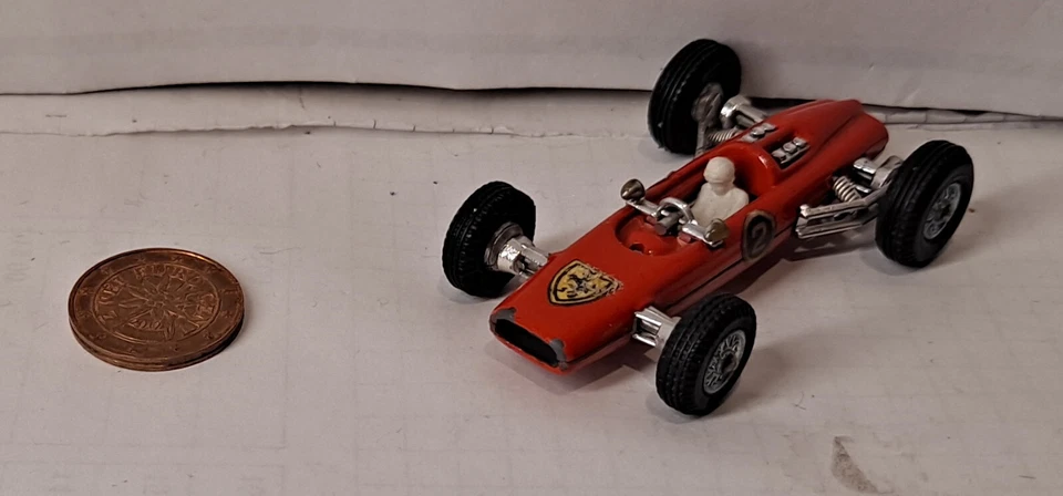 2374. POLITOYS PENNY 1/66 N.0/4 FERRARI F.1 - Immagine 2 di 4