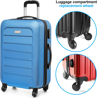 Koffer Räder 2x Kofferrollen-Ersatz (50x18mm) Universal