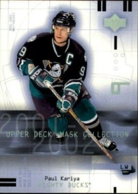 A8394- 2001-02 UD Mask Collection HK-Karte #s 1-190 - Sie Wählen