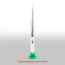 Fuel Hydrometer w/ Glass Test Jar Tests Diesel, Gasoline, Methanol, Biofuel