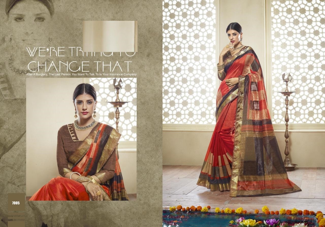 Indian Ethnic Red Box Printed Cotton Saree Blouse 7486 Indian Ethnic Red Box Printed Cotton Saree Blouse 7486