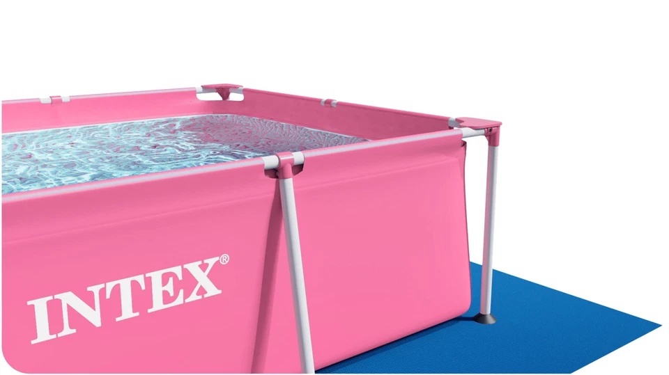 INTEX 2 in 1 Frame Pool Swimming Pool Gartenpool Schwimmbecken 220 x 150 x 60 cm - Bild 3 von 4