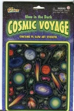 Glow in the Dark Cosmic Voyage Stickers