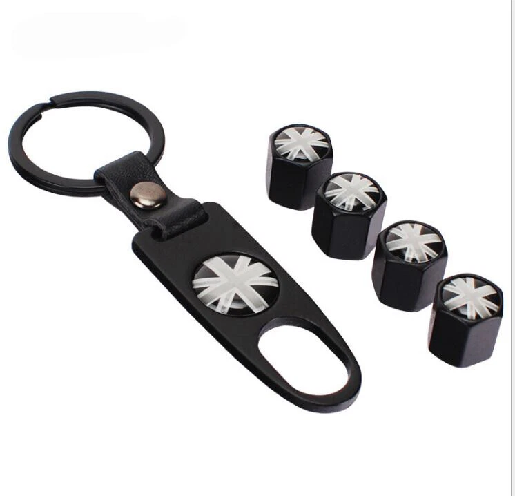 Inglaterra Gran Bretaña Reino Unido Metal Rueda Neumático Neumático Neumático Válvula Vástagos Tapas Para Mini Jaguar Foto 3 de 4