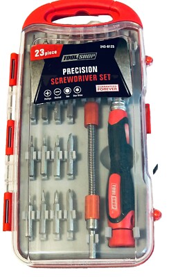 TOOL SHOP Precision Screwdriver Set 23 Piece 243-8125 Menards NOS