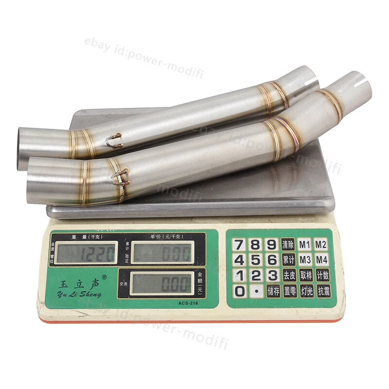 Escape de 51 mm para Suzuki Hayabusa GSX1300R 2008-2020 izquierda derecha tubo medio conexión Foto 3 de 4