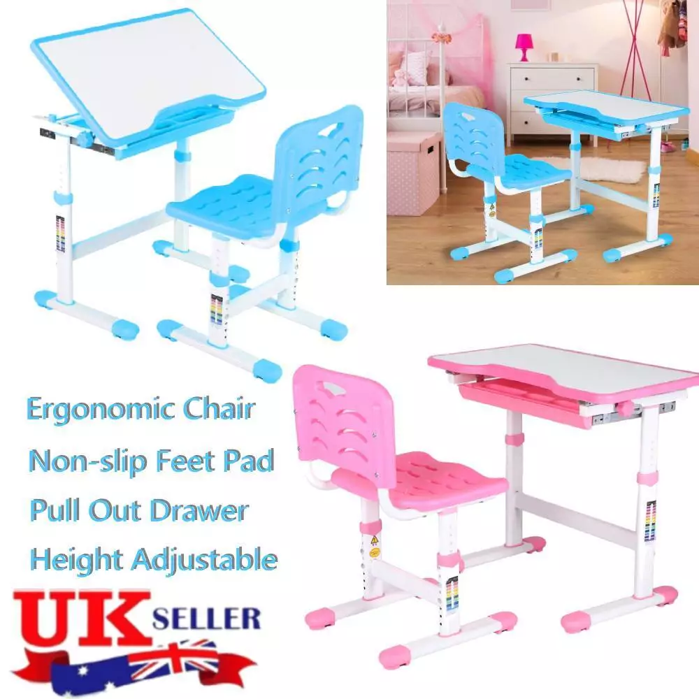 Steel study table with cheap chair