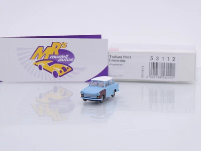 Busch 53112 # Trabant Trabbi P601 Limousine hellblau " Reparatur " 1:87 NEUHEIT - Bild 1 von 4