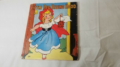 VTG. LITTLE RED RIDING HOOD 1938, ETHEL HAYS ILLUSTRATOR, WHITMAN