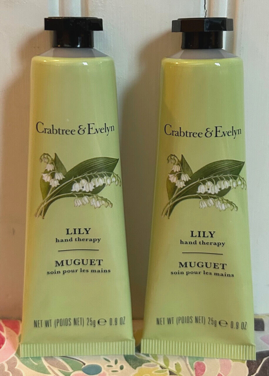 2 CRABTREE & EVELYN - LILY - HAND THERAPY CREAM 25g/0.9 oz SEALED