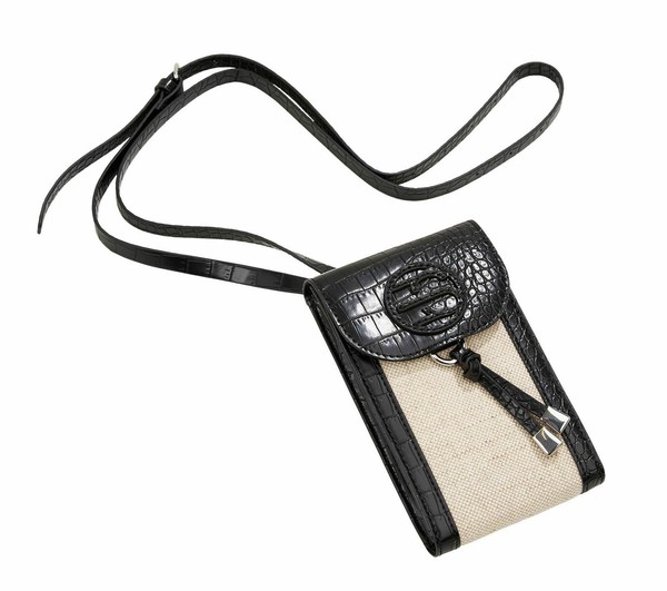 Esprit Rachel Phone Bag UmhäNgetasche Handytasche Tasche Black Schwarz Beige Neu-image