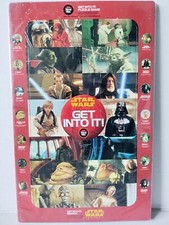 STAR WARS EPISODE 1 1999 PIZZA HUT GET INTO IT PUZZLE GAME ON RED BOARD