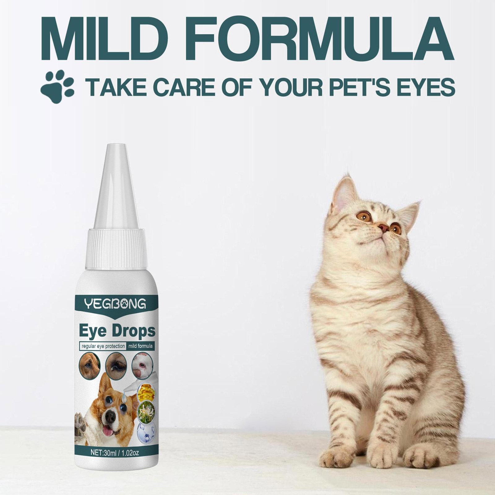 Pet Eye Drops 30ml Cataract Drops For Pet Eye Lubricant Drop Lanosterol