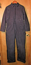 Walls Coveralls Mens Medium Regular Black Insulated Workwear Canvas