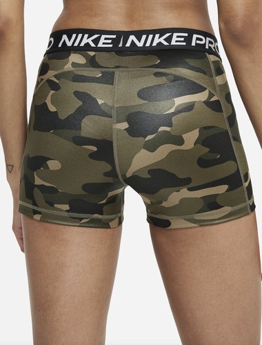 New Nike Pro Dri-FIT Women's 3 Camo Shorts Olive Green XXL DJ6440-222  195239746529 | eBay