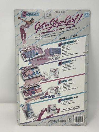 Vintage 1985 Hasbro Get In Shape, Girl Book and Cassette SEALED Cassette 2 - Picture 5 of 9