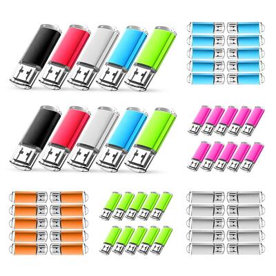 USB Stick 2.0 Memory Speicherstick Set 1GB 2GB 4GB 8GB 16GB 32GB 64GB 128GB