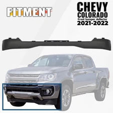Front Bumper Cover Air Deflector Black For 2021 2022 Chevrolet Colorado 84461412