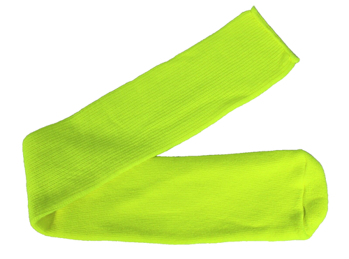 3 Pairs Sport Tube Socks 8-11 Over Calf Baseball Football Soccer Neon Yellow